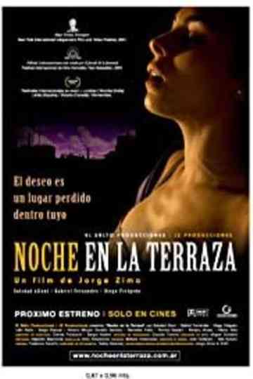 Noche en la terraza Poster