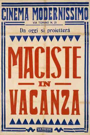 Maciste in vacanza poster