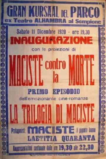 La trilogia di Maciste poster