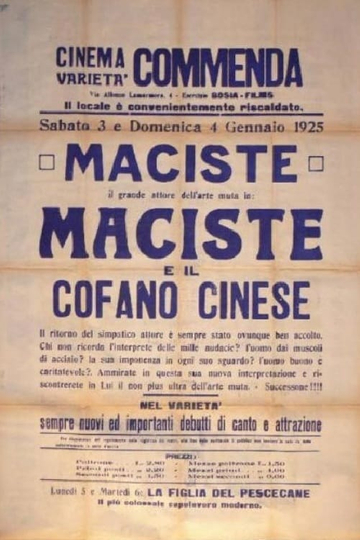 Maciste und die chinesische Truhe Poster