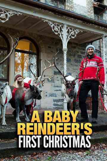 A Baby Reindeers First Christmas Poster