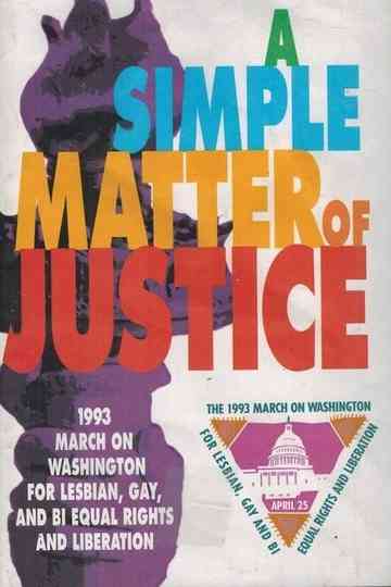 A Simple Matter of Justice Poster