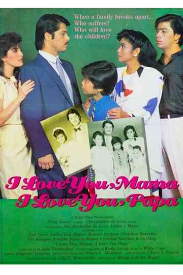 I Love You Mama I Love You Papa Poster
