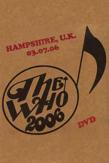 The Who Hampshire 732006 Poster