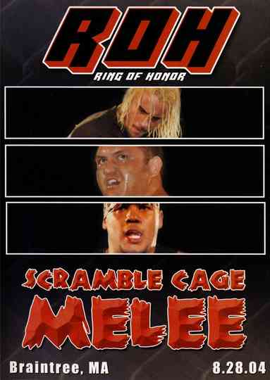 ROH Scramble Cage Melee Poster