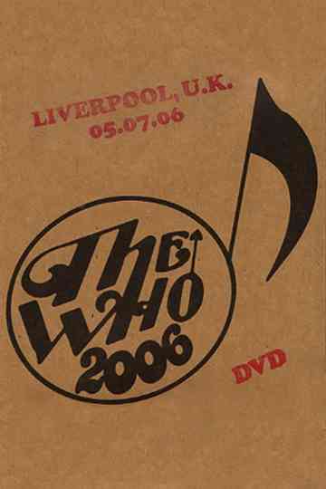 The Who: Liverpool 7/5/2006 Poster