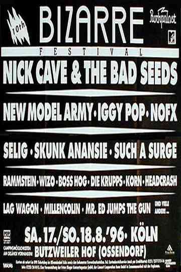 Prong: Live at Bizarre Festival Poster