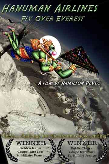Hanuman Airlines Fly Over Everest Poster