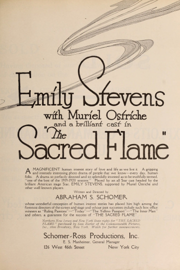 The Sacred Flame Poster