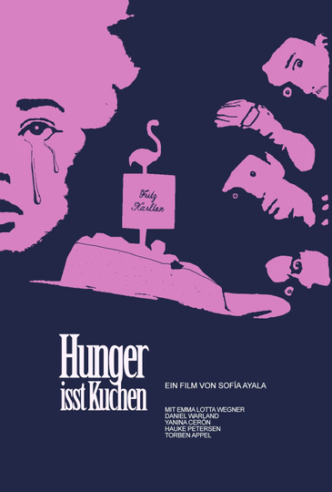 Hunger isst Kuchen Poster