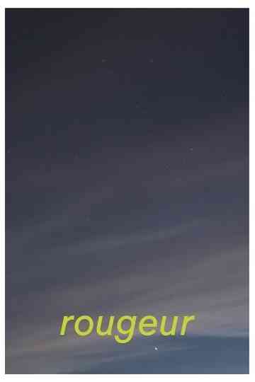 Rougeur Poster