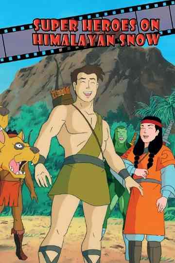 Super Heroes On Himalayan Snow Poster