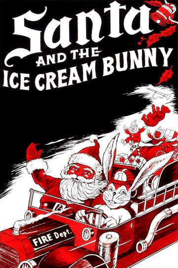 Santa and the Ice Cream Bunny Poster