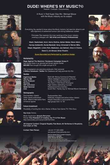 Dude! Where's My Music? Poster