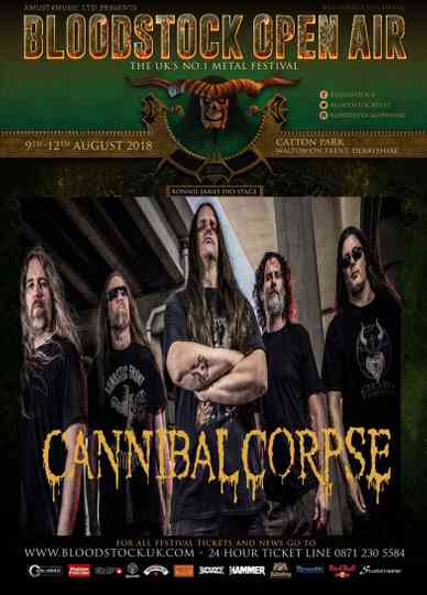Cannibal Corpse   Bloodstock 2018 poster