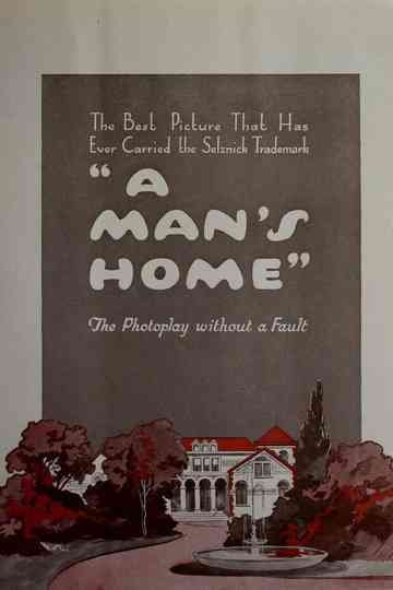 A Man's Home Poster