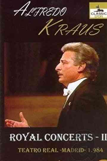 Alfredo Kraus Concert in Madrid Teatro Real Poster