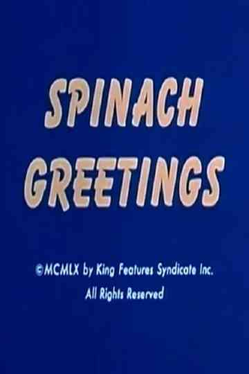 Spinach Greetings Poster