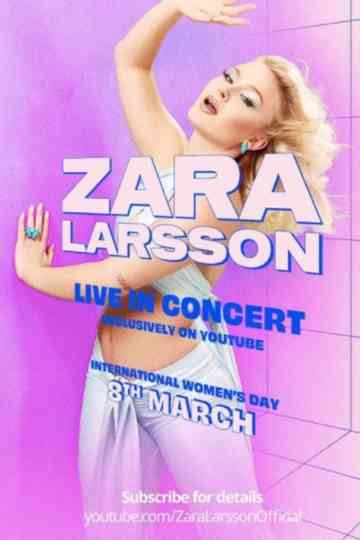 Zara Larsson - Live In Concert Poster