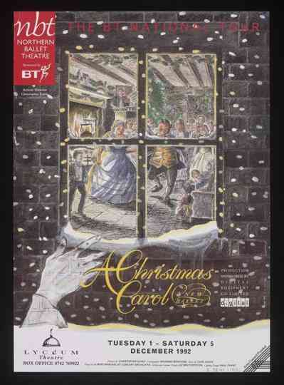 Northern Ballet's A Christmas Carol Poster