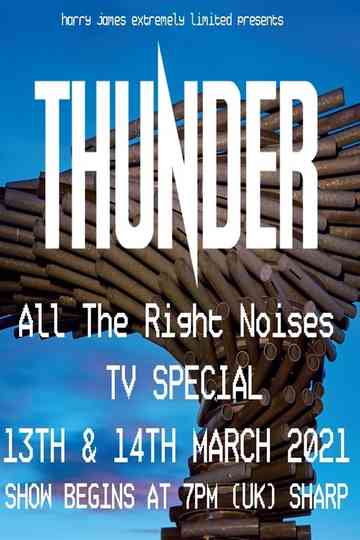 Thunder All The Right Noises TV Special Poster