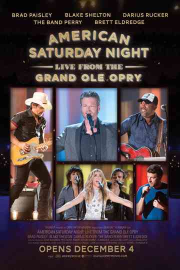 American Saturday Night Live from the Grand Ole Opry Poster