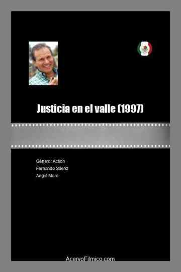 Justicia en el valle Poster