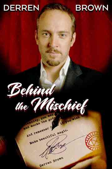 Derren Brown Behind the Mischief Poster