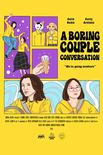 A Boring Couple Conversation Poster