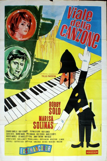 Viale della canzone Poster