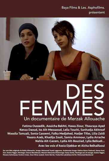 Des femmes Poster