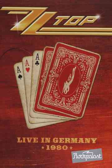 ZZ Top Live in Germany 1980 Poster