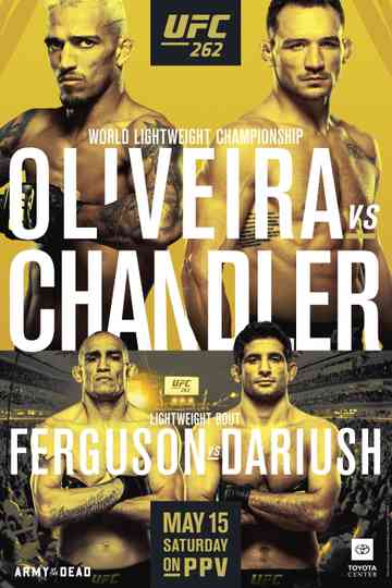 UFC 262: Oliveira vs. Chandler Poster