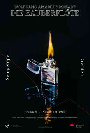 Die Zauberflöte aus der Semperoper Dresden Poster