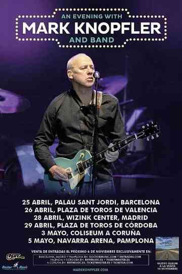 Mark Knopfler  Live in Valencia 2019 Poster