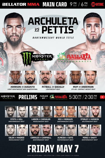 Bellator 258 Archuleta vs Pettis Poster