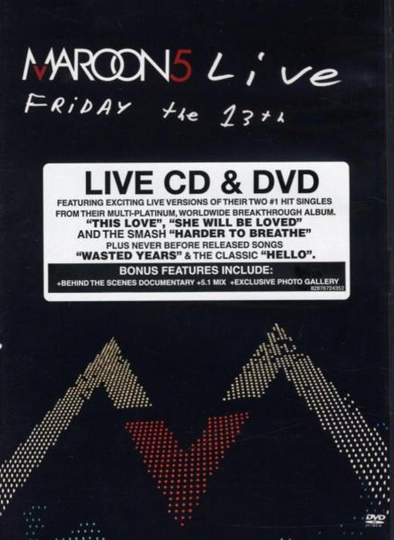 Maroon 5 Live  Friday the 13th Poster