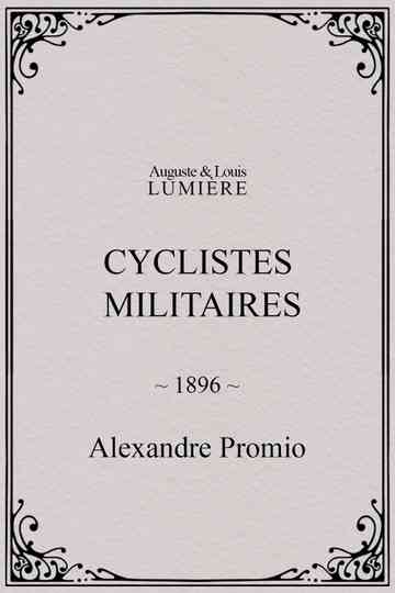 Cyclistes militaires Poster