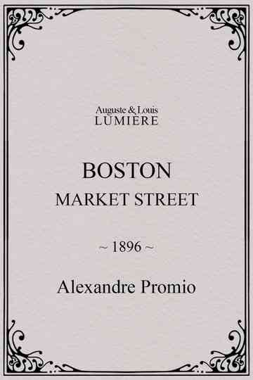 Boston, Market street Poster