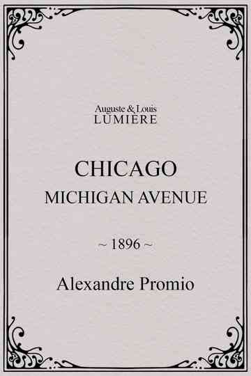 Chicago Michigan avenue Poster