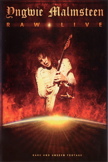 Yngwie Malmsteen Raw Live Poster