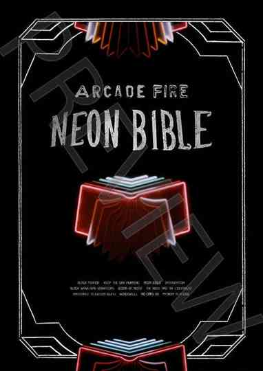 The Arcade Fire Olympia Paris Poster