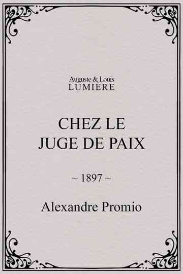 Chez le juge de paix Poster