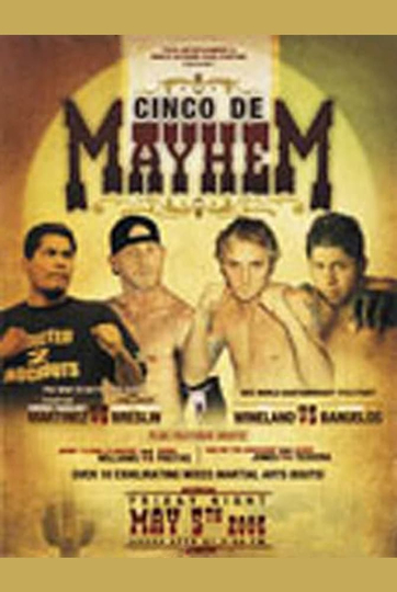 WEC 20 Cinco de Mayhem Poster