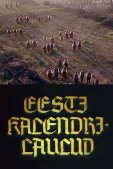 Estonian Calendar Songs Poster