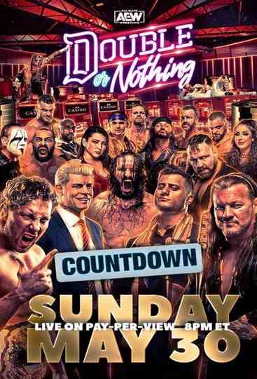 AEW Double or Nothing 2021: Countdown Poster