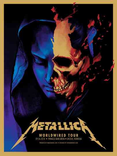 Metallica: Live in Lincoln, Nebraska - September 6, 2018 Poster