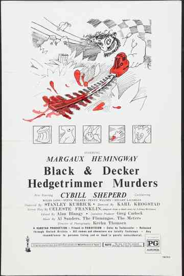 Black & Decker Hedgetrimmer Murders Poster