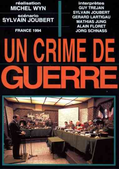 Un crime de guerre Poster