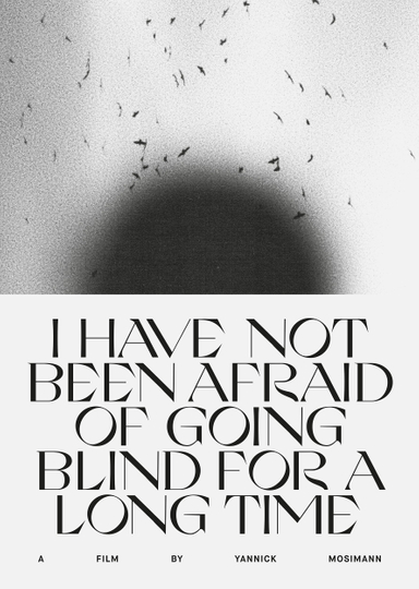 I HAVE NOT BEEN AFRAID OF GOING BLIND FOR A LONG TIME Poster